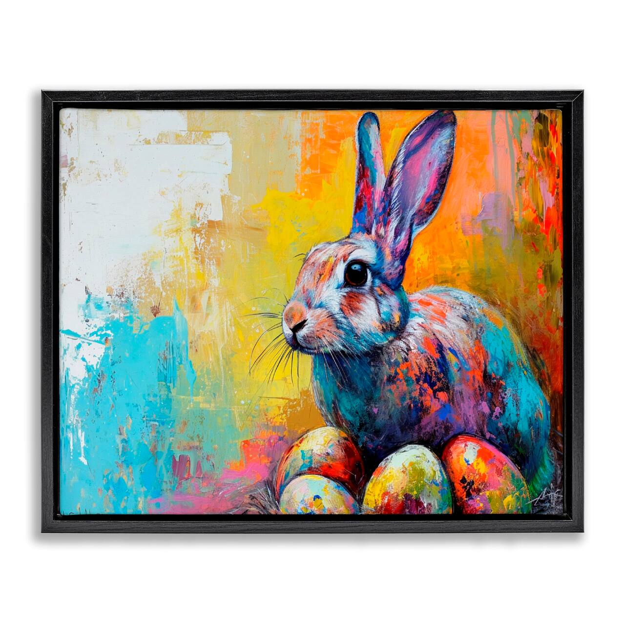 Stupell Industries Easter Joy Abstract Floater Framed Art